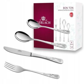 Gerlach Otroški jedilni pribor Bon Ton, 4-delni set