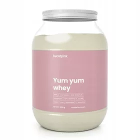  YUM YUM SIROTKINI BELJAKOVINSKI BALGASEC ZA ŽENSKE 1000g Vanilija – BeastPink