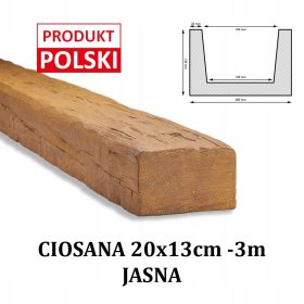 Belka Rustikalna Ciosana Imitacija Gred 20x13 3m