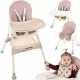 Stolček za hranjenje 3v1 Kruzzel 12058 roza