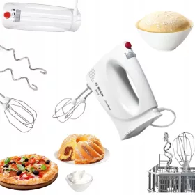    BOSCH MFQ3010 Robotski ročni mešalnik bel turbo močan 300 W