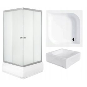 Parla Lux tuš kabina z drsnimi vrati 90 x 90 cm