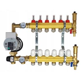 ROZDELILNIK ZA TALNO OGREVANJE ZA 6 OBMOČIJ