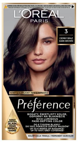 L'Oreal Paris Preference 3.0 Temno Rjava Barva za Lase