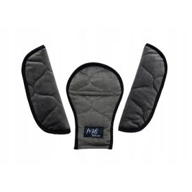   itniki za pasove otroškega vozička Mili Dream - Komplet osłonek/nakładek na pasove z tkanino VELVET