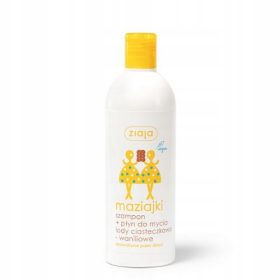   ampon in tekočina za umivanje 2v1 Ziaja Maziajki piškotek-vanilijev sladoled 400 ml