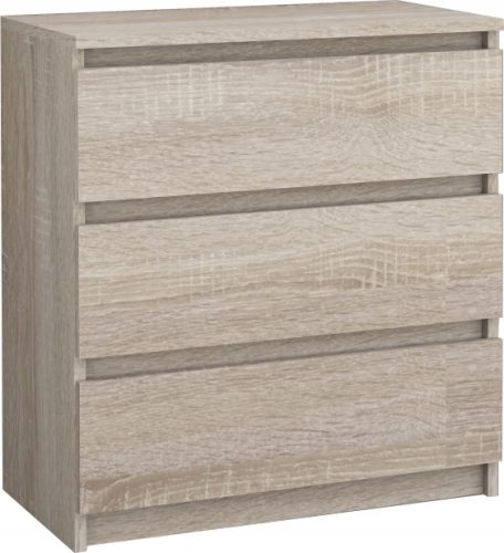 Modern komoda Euro-Meble Pari 70 x 40 x 77 cm sonoma hrast mat