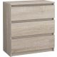 Modern komoda Euro-Meble Pari 70 x 40 x 77 cm sonoma hrast mat