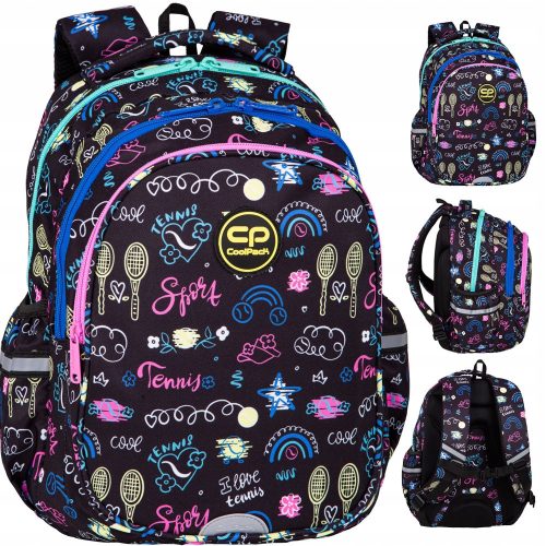 Večnamenski šolski nahrbtnik CoolPack Jerry Tennis Star F029691 Večbarvni 21 l