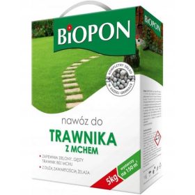 Biopon večkomponentno gnojilo za trato z mahom 5 kg