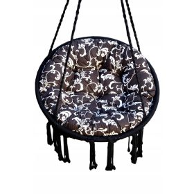 Gugalniška blazina Črna 100 x 95 x 10 cm