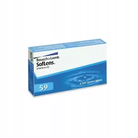   Bausch + Lomb SofLens 59 mesečne kontaktne leče - 6 kos., Hilafilcon B, 59% voda