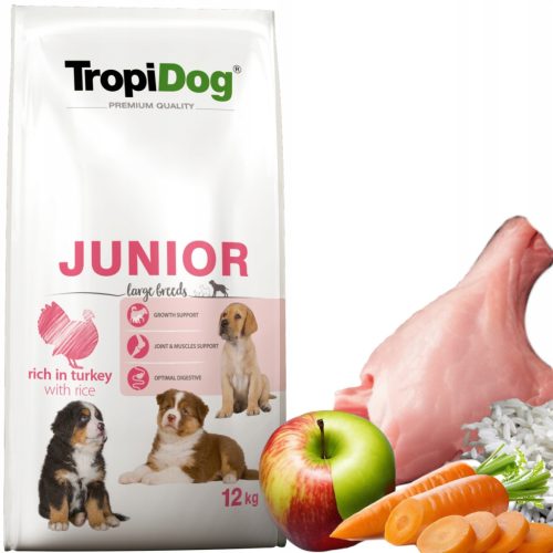  TropiDog suha hrana puran 12 kg