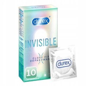 Durex Nevidni Close Fit 10 kondomov, tanki, lubrikant