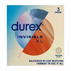 Durex Invisible XL Prezervativi, 3 kosi