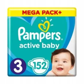 Pampers Mega Pack+ 3 (6-10kg), 152 kosov
