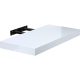 Pametna bela polica STILISTA MDF 40 x 23,5 cm za elegantno shranjevanje