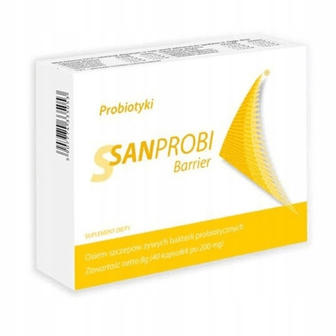 Sanprobi Barrier prehransko dopolnilo, probiotik več sevov, 40 kapsul