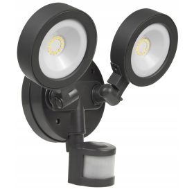   Vrtna dvojna LED svetilka 20W z senzorjem gibanja za mrak, zunanja IP65