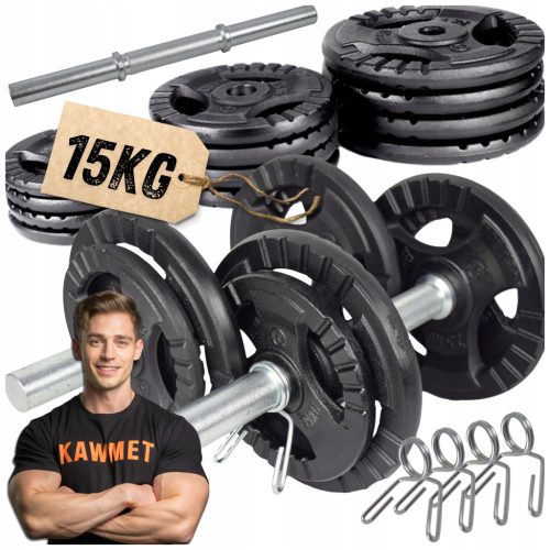 Hantle iz litega železa Kawmet 2x15 kg