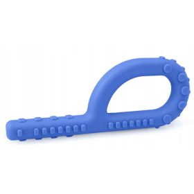    ARK Terapevtsko silikonsko ortodontsko grizalo, modri odtenki