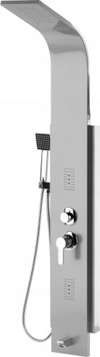 Tuš Panel Steely 6 INOX z Hidromasažo