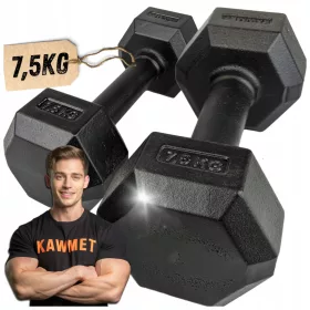 Kawmet Hantle Hexagonalne iz Litega Železa 2x7,5 kg
