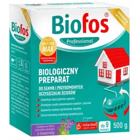   BIOFOS Profesionalni biološki pripravek za greznice in domače čistilne naprave - 0,5kg