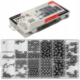   Kroglični ležaj iz jekla Yato YT-06680 0 x 10,3 mm 470 kosov 11 velikosti