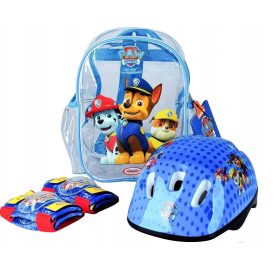   PSI PATROL Kolesarski Komplet s Čelado in 4 Ščitniki za Ščit Spin Master