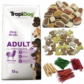 TropiDog suha hrana za jagnjetino 12 kg