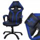 Gaming stol Giosedio GPR048, črno in modro eko usnje