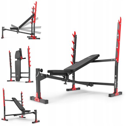 FITNES KLUP MARBO | Vadbena klop s stojali pod negativnim naklonom