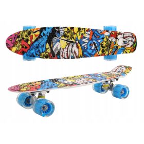 DESKA Z LED GRAFITOM 56 CM 100KG ABEC 7