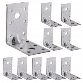 Kovinski kotnik za povezovanje 60 x 60 x 40 mm, 10 kosov