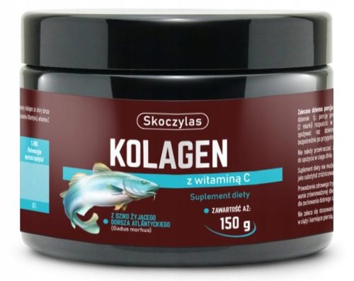 Kolagenski dodatek z divje ulovljenega atlantskega trska + vitamin C, 150g