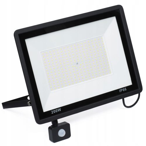 LED Zunanja Luč 200W z Senzorjem Gibanja in Svetlobnega Senzorja | IP66 | 19000 lm | Odpornost na Vremenske Pogoje | Aluminijasta Konstrukcija | Učinkovitost Energije