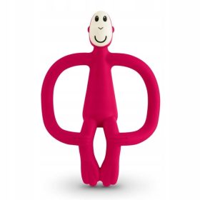  Ortodontsko grizalo Matchstick Monkey, guma, odtenki rdeče