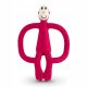  Ortodontsko grizalo Matchstick Monkey, guma, odtenki rdeče