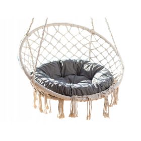 Hobbygarden Poduszka za gugalnik 65 x 65 x 8 siva