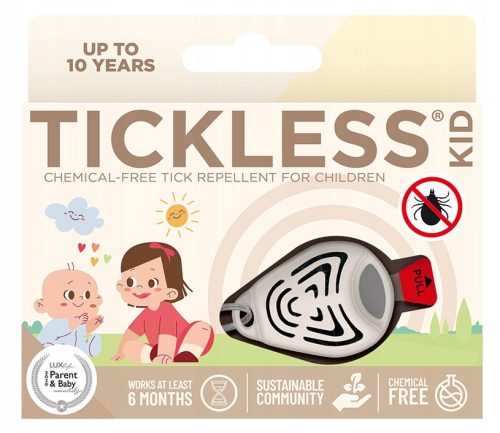 TickLess Otroška ultrazvočna zaščita proti klopom - Bež