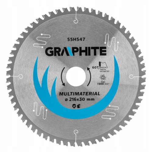  Widia žagin list 216x30mm 60T uni 55H547