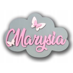 3D IME OTROKA NA STENO XXL