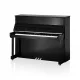 Klavir C. Bechstein Classic 124 v črni visoki sijaj z dodatkom kroma
