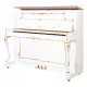 Petrof P 118 Rococo beli mat klavir