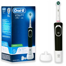   Oral-B Vitality D100 CrossAction električna zobna ščetka črna