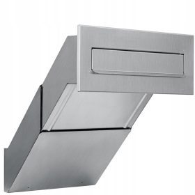   Nerjaveči nabiralnik in predalnik "JOLA INOX - Velik panel"