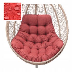 Blazina za visečo gugalnico GEORGE 120 x 100 x 8 cm rdeča