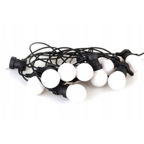 Girlanda Luči za Vrt 15 LED - Mlečna - 11,5 m