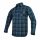 Flanelasta delovna srajca MODAR BLUE